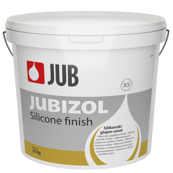 Tenkovrstvá hlazená omítka JUBIZOL SILICONE FINISH XS 2,0mm - 25 kg - bílá