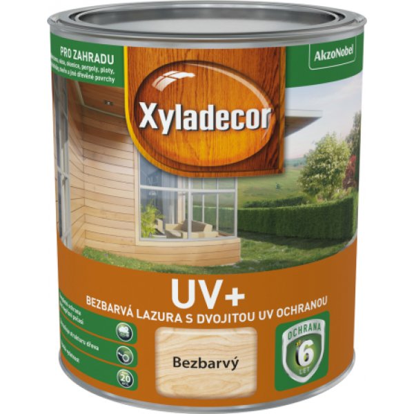 Bezbarvá lazura XYLADECOR UV+ - 2,5 L - bezbarvý