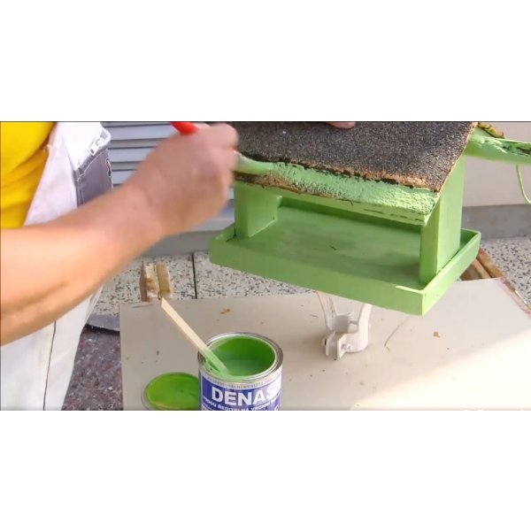 Vrchní barva DENAS UNIVERZÁL LESK - 0,7 kg - 0110 světle šedá