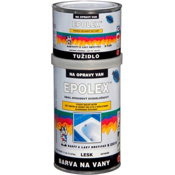 EPOLEX BARVA NA VANY S2321O s tužidlem - 0,94 kg - 1000 bílý