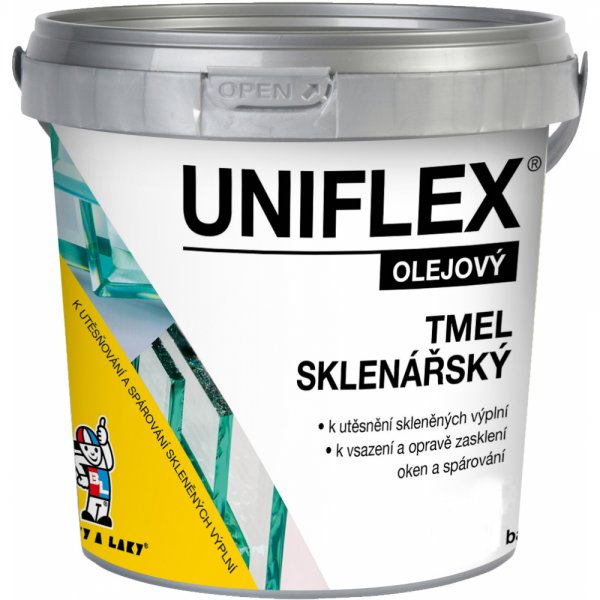 Sklenářský tmel UNIFLEX - 1 kg - béžová