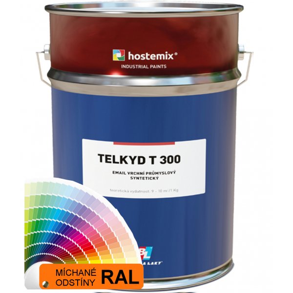 Alkydová syntetika TELKYD T300 MAT - 10 kg - RAL 9005 černá