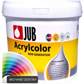 Kvalitní akrylátová fasádní barva JUB ACRYLCOLOR