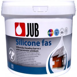 Bílá silikonová fasádní barva SILICONE FAS