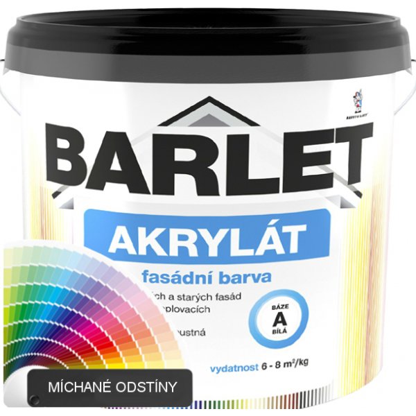 Míchaná akrylátová fasádní barva BARLET AKRYLÁT V4013 - 20 kg - D 144