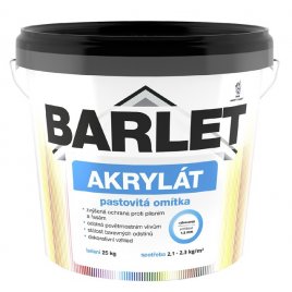 Fasádní dekorativní omítka BARLET AKRYLÁT RÝHOVANÁ 1,5mm