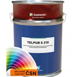 Polyuretanová barva 2v1 TELPUR S210 POLOLESK odstíny ČSN