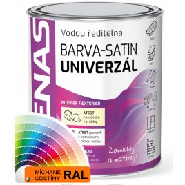 Barva na sklo a obklady DENAS UNIVERZAL SATIN + Aditivum