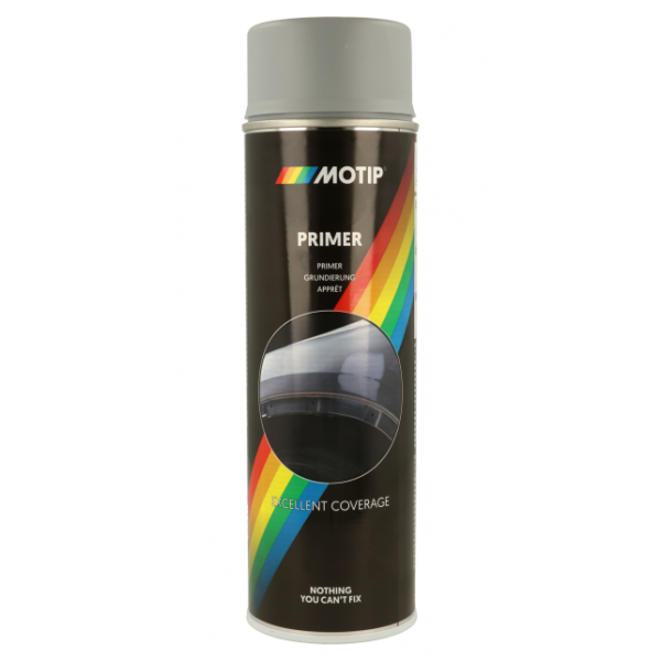 Základní barva ve spreji MOTIP PRIMER - 500 ml - šedý