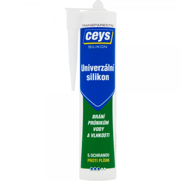 Universální silikon transparentní CEYS - 280 ml