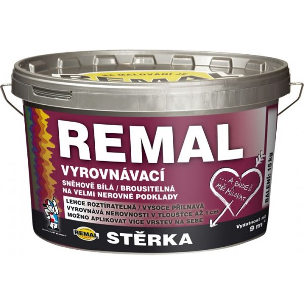 Vyrovnávací hmota REMAL STĚRKA - 15 kg - bílý