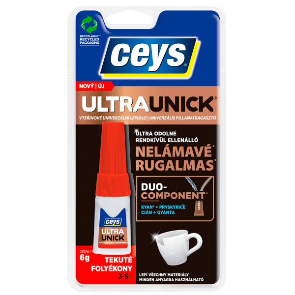 Vteřinové lepidlo Ceys ULTRA UNICK - 6 g