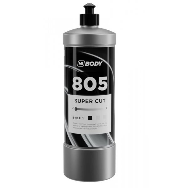 Hrubá leštící pasta HB Body 805 - Super Cut - 1 L