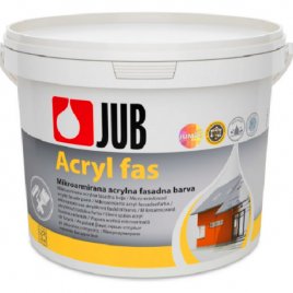 Fasádní akrylátová barva bílá JUB ACRYL FAS