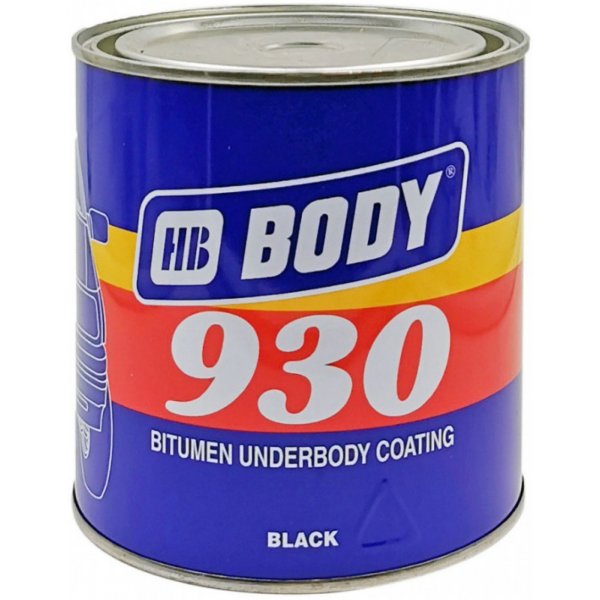 BODY 930 Tixotropní ochranu podvozků - 1 kg - černý