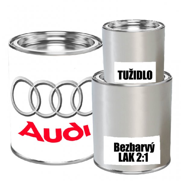 Barva pod lak 1K AUDI SADA barvy + 2K lak s tužidlem - 1dl