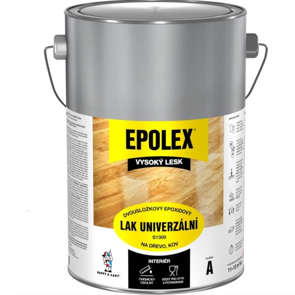 Epoxidový lak EPOLEX LAK NA DŘEVO S1300 - 2,5 kg