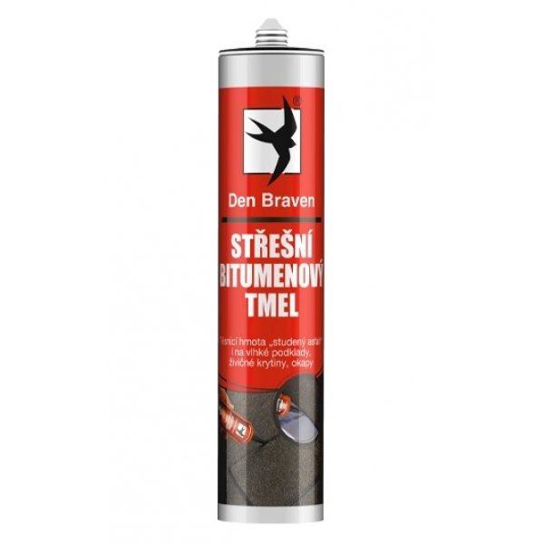 Střešní bitumenový tmel Den Braven - 310 ml - černý