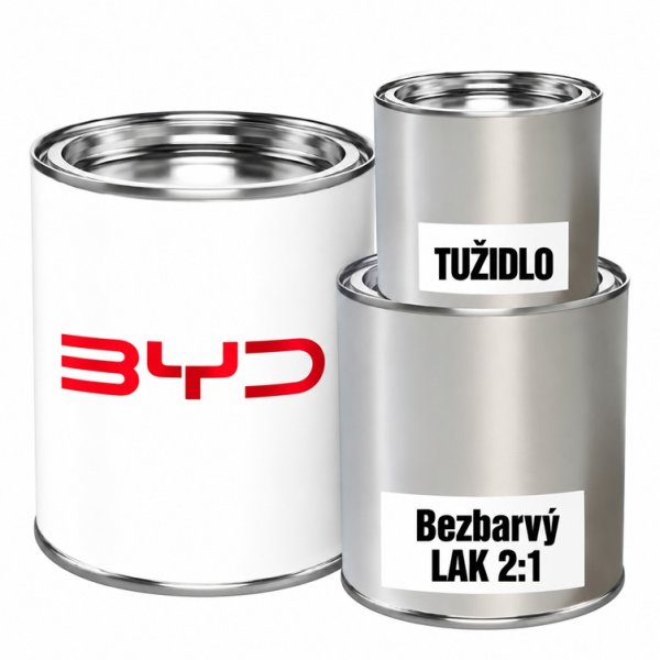 Barva pod lak 1k BYD SADA barvy, 2K lak + tužidlo, ředidlo - 1 ks