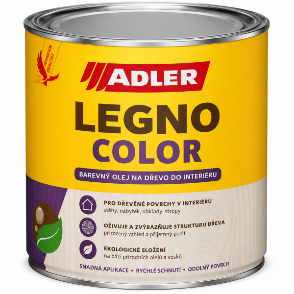 Barevný olej ADLER LEGNO-COLOR - 0,75 L - navarra