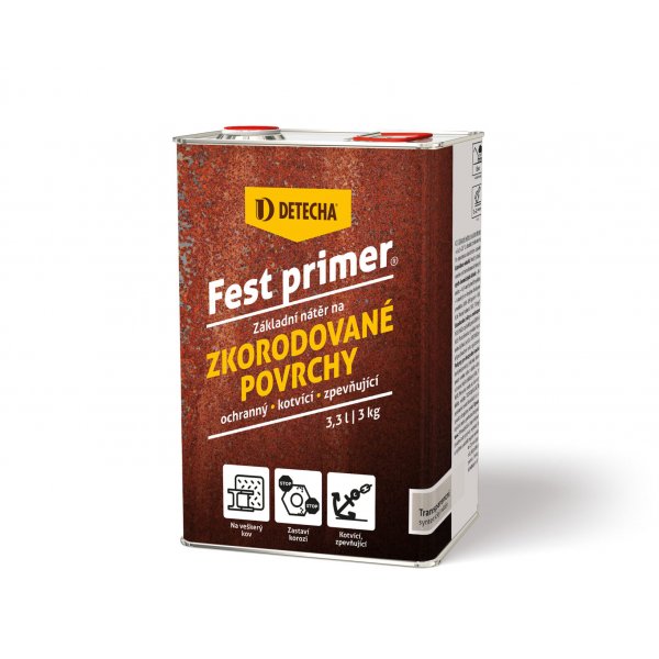 FEST PRIMER Transparentní PU základ na kov - 3 kg