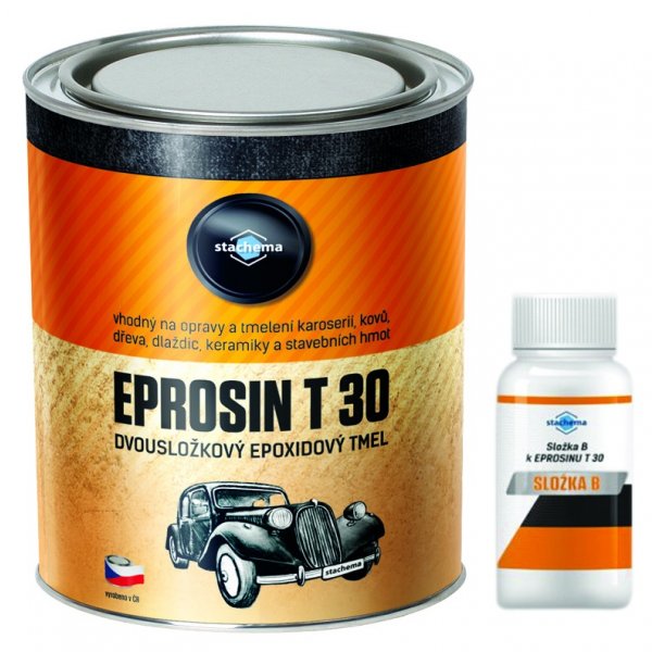 Epoxidový tmel EPROSIN T30 - 400g + 15g tvrdidlo - černý