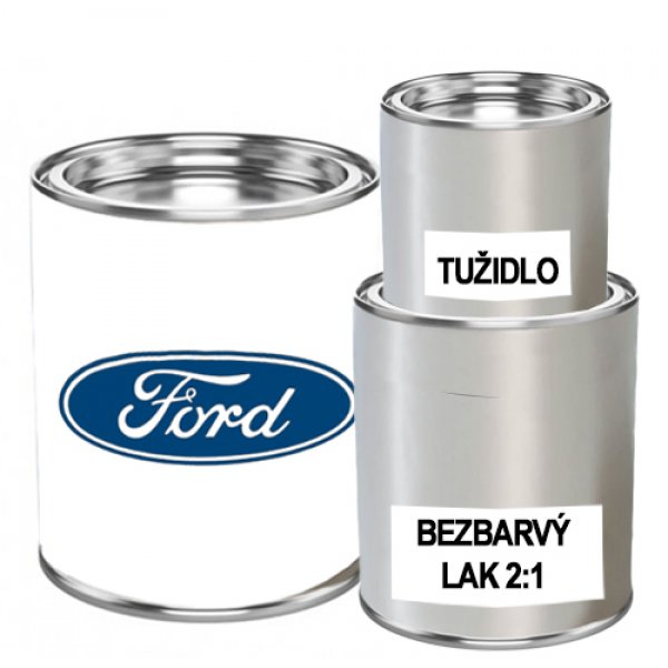 Barva pod lak 1K FORD SADA barva, 2K lak + tužidlo, ředidlo - 1dl