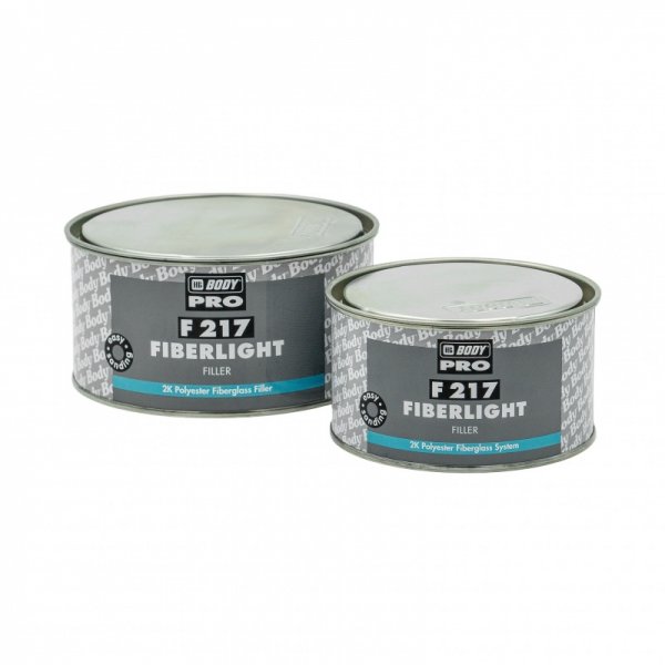 Polyesterový tmel s krátkým skelným vláknem BODY FIBERLIGHT F217 - 1 L - zelený