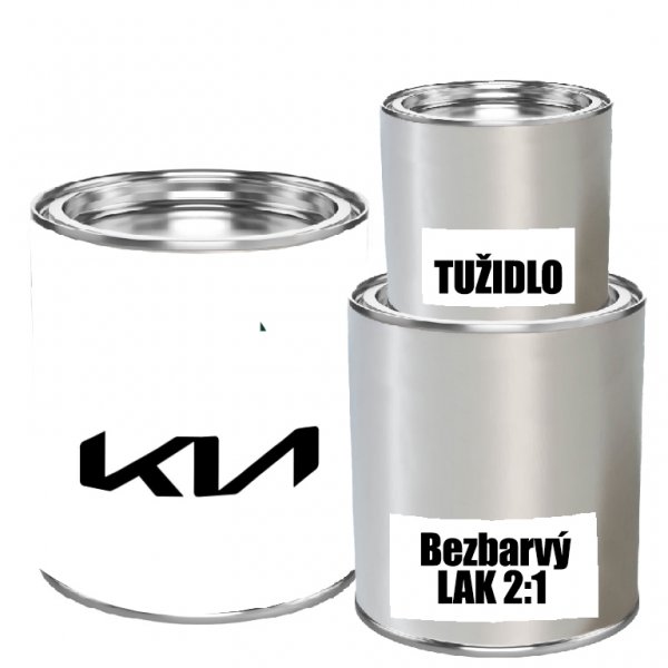 Barva pod lak 1K KIA SADA - barva, 2k lak + tužidlo, ředidlo - 1 ks