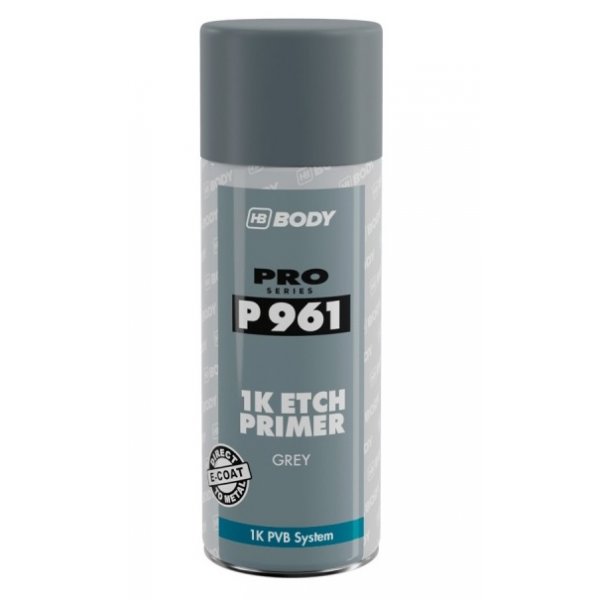 Základ na nerez, pozink, měd a hliník BODY P961 - 400 ml - šedý