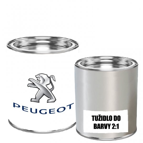 Autolak 2K TOPCOAT PEUGEOT barva s tužidlem, ředidlo - 1 ks