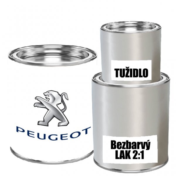 Barva pod lak 1K PEUGEOT SADA - barva, 2K lak + tužidlo, ředidlo - 1 ks