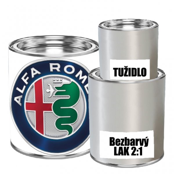 Barva pod lak 1K ALFA ROMEO SADA barva , 2K lak s tužidlem, ředidlo - 1dl