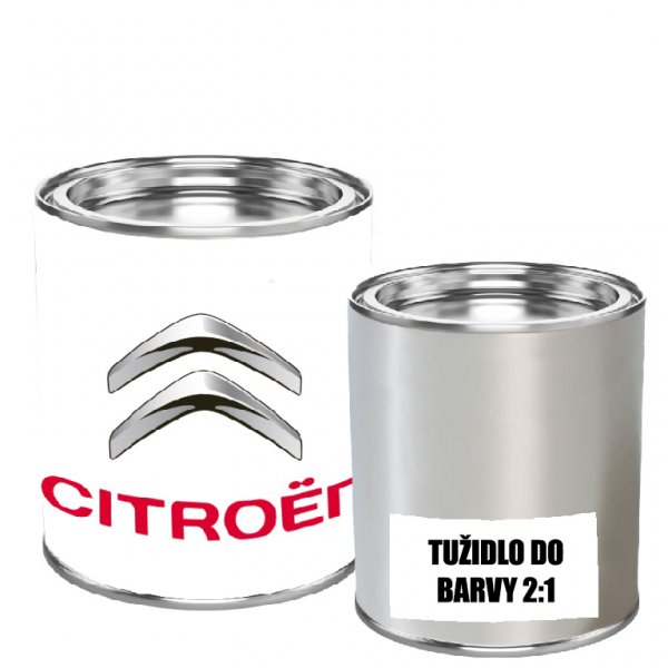 Autolak 2K TOPCOAT CITROEN barva s tužidlem, ředidlo - 1 ks