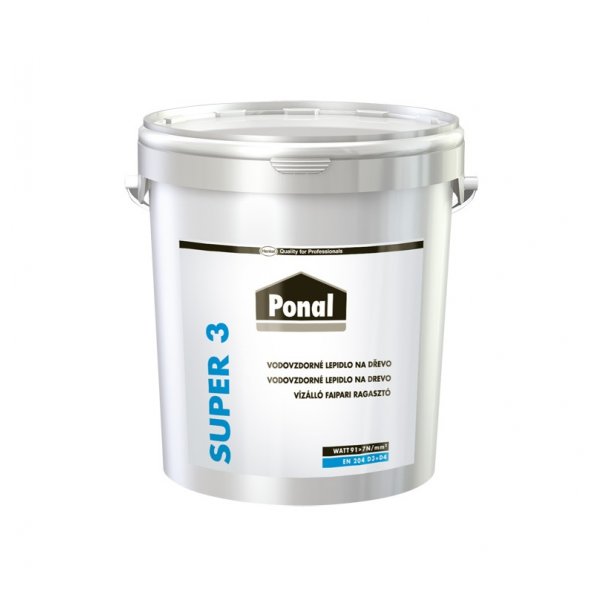 Lepidlo na dřevo HENKEL Ponal Super - 5 kg - bílá