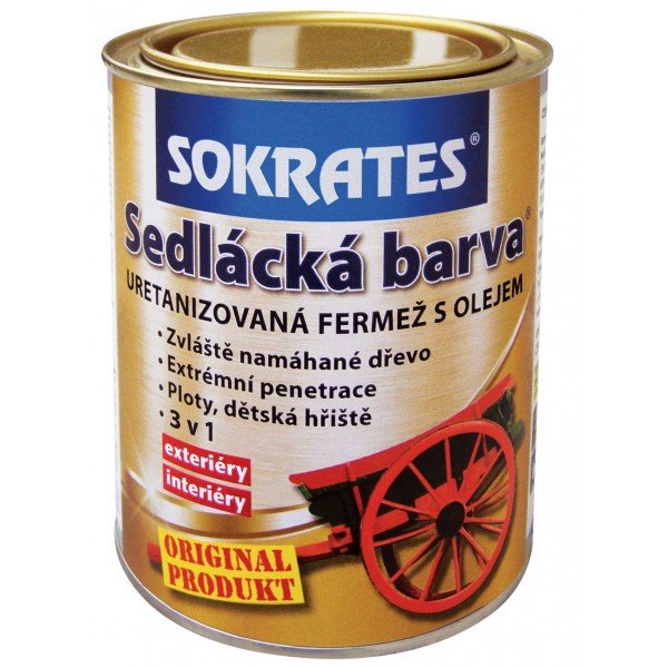 Sokrates Sedlácká barva 3v1 - 0,7 kg - 0100 bílá
