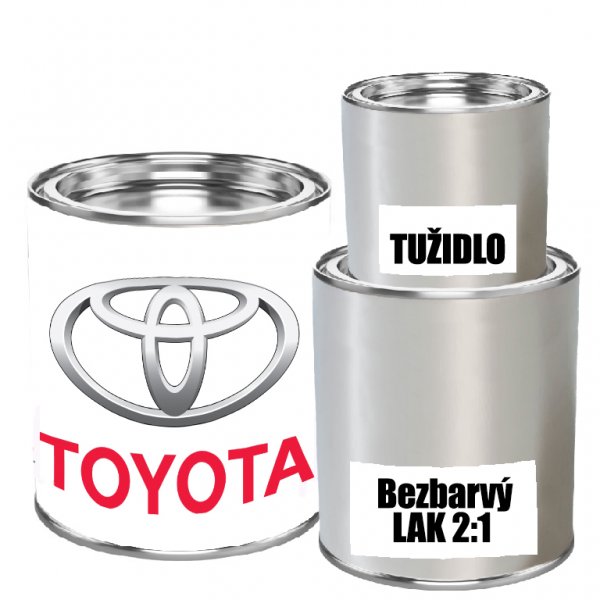 Barva pod lak 1K TOYOTA SADA - barva, 2K lak + tužidlo, ředidlo - 1 ks