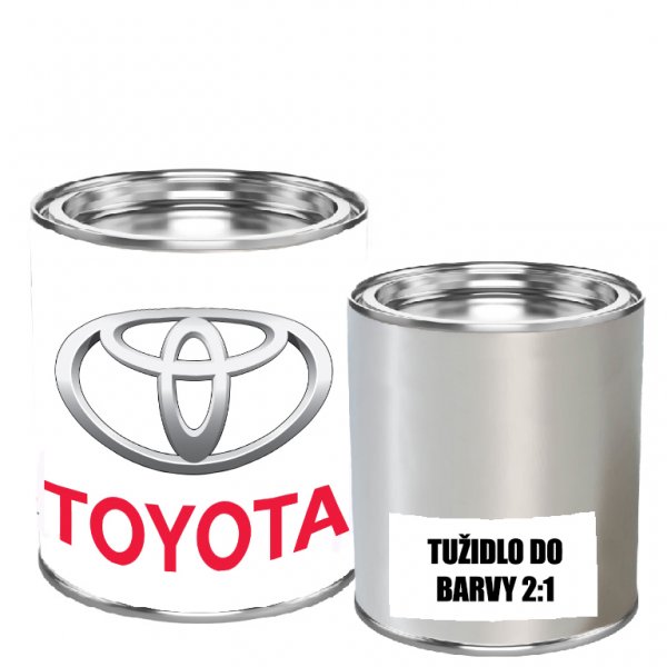 Autolak 2K TOPCOAT TOYOTA barva s tužidlem, ředidlo - 1 ks