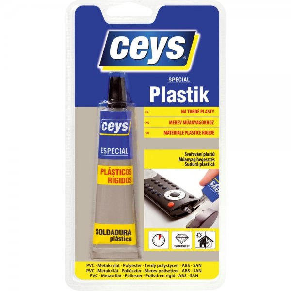 Lepidlo na tvrdé plasty Ceys Special Plastik - 30 ml